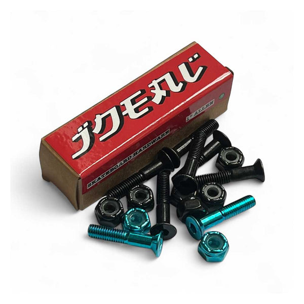 Ideal 1" allen key skateboard hardware blue