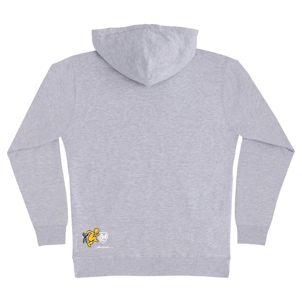 Independent Trucks Lance Mountain Ransom Hooded Sweat grey back