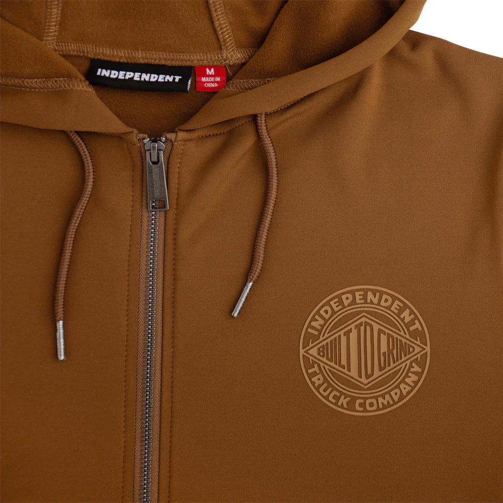 Independent Trucks Clipper Zip Hooded Sweat embroider