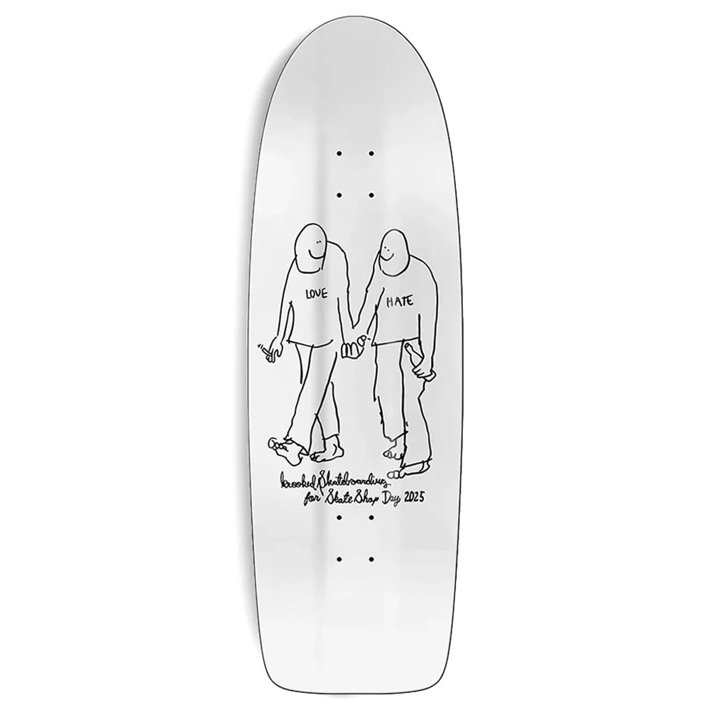 Krooked Skateboards SSD Love Beamer deck top