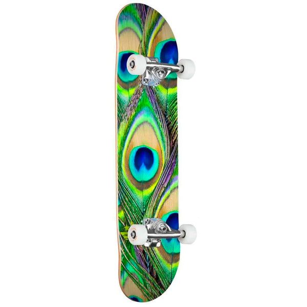 Mini Logo Peacock Feather complete skateboard