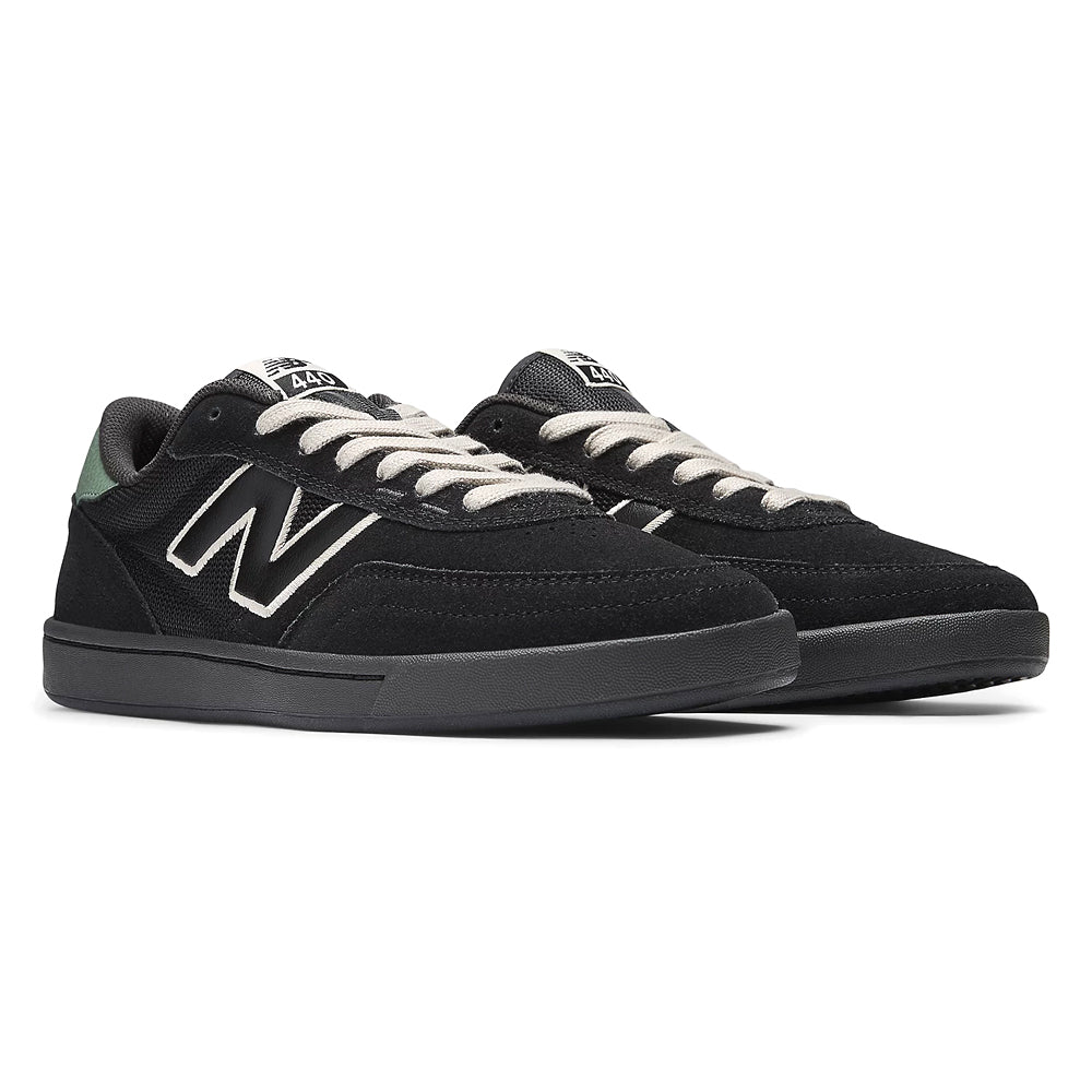 NB Numeric 440 V2 Black With White Skate Shoe