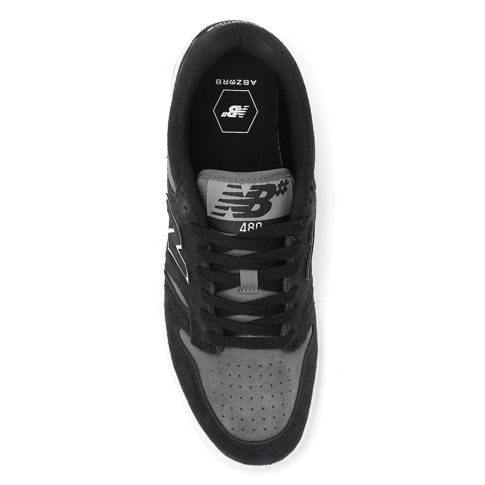 New Balance Numeric 480 Black With Grey above