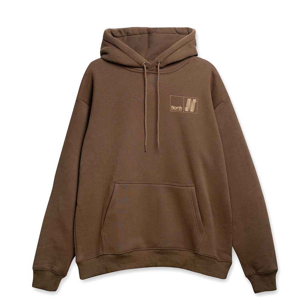 North Skateboard Magazine N Logo Hood Brown