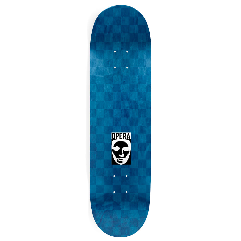 Opera Skateboards Burning deck top