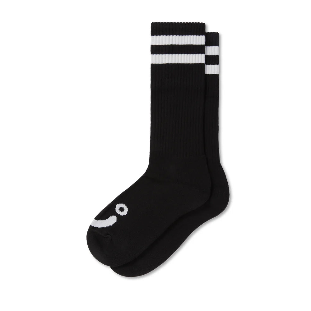 Polar Skate Co Happy Sad Socks black