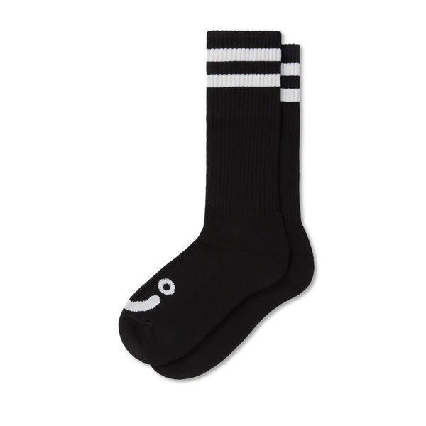 Polar Skate Co Happy Sad Socks black