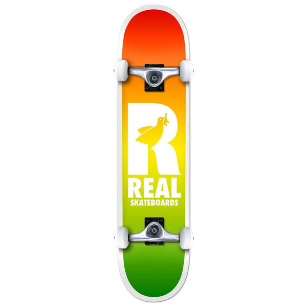 Real Skateboards Be Free Fades Complete Small Skateboard