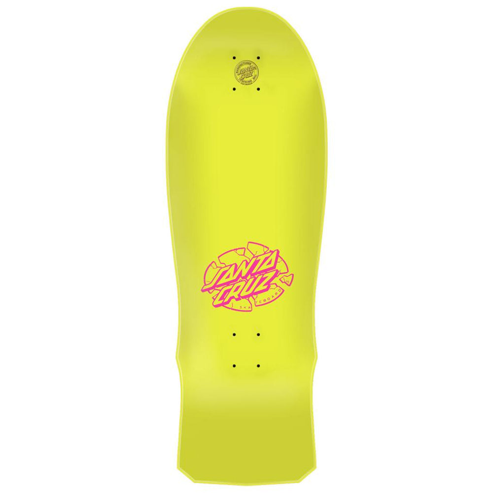 Santa Cruz Claus Grabke Exploding Clock Re-Issue Deck top