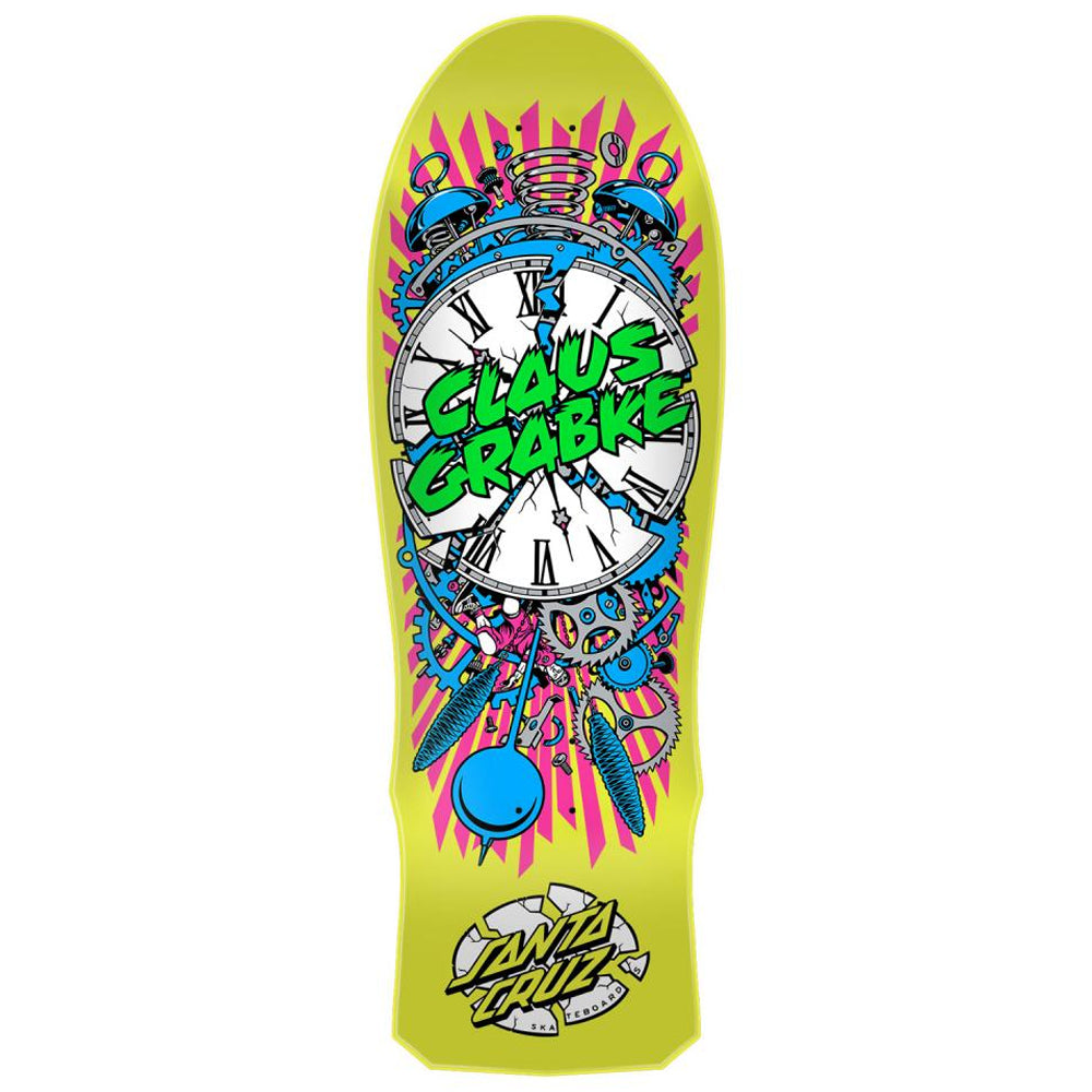 Santa Cruz Claus Grabke Exploding Clock Re-Issue Deck