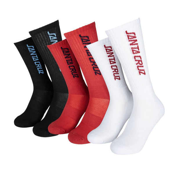 Santa Cruz Strip sock 3 pack