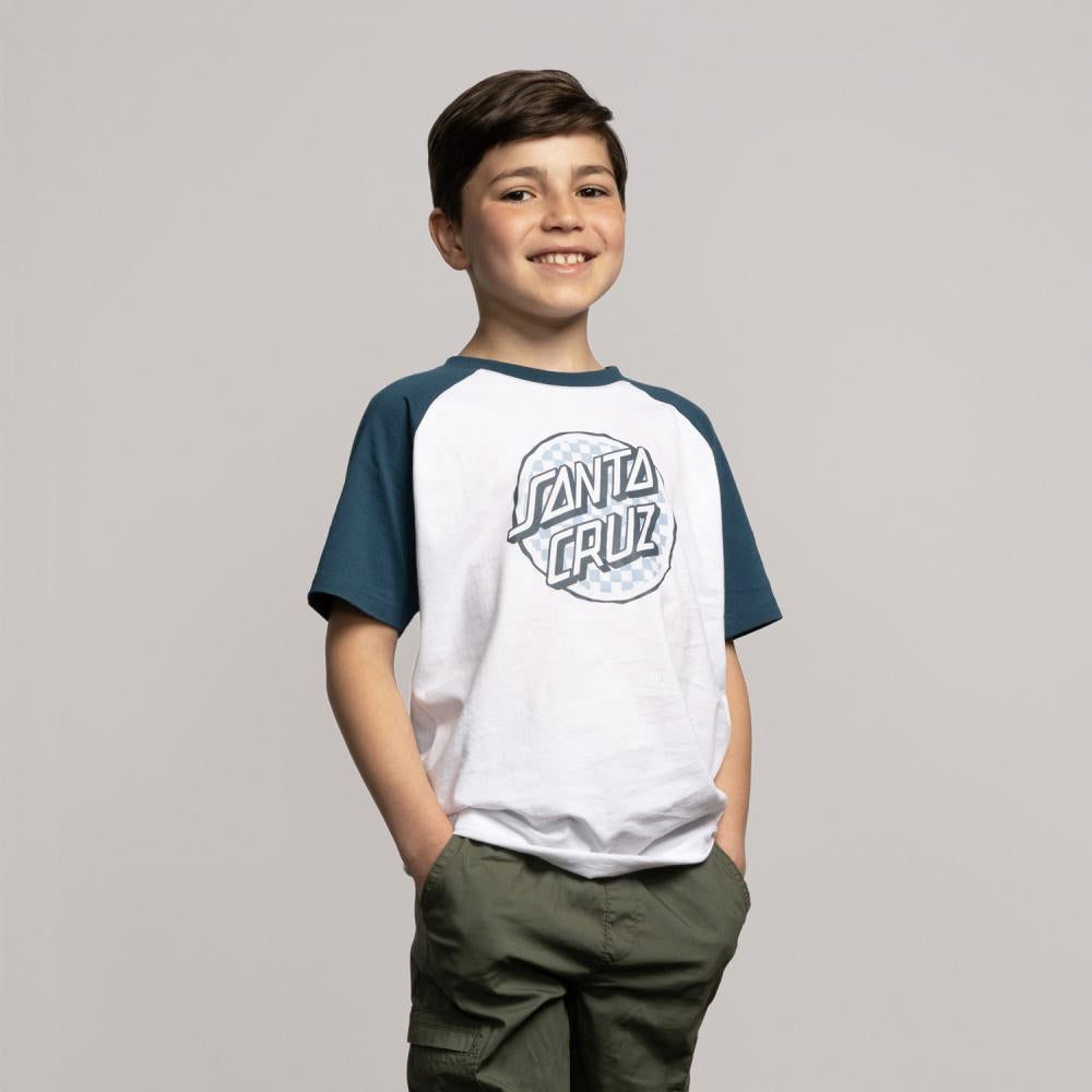 Santa Cruz Breaker Check Youth T-Shirt model