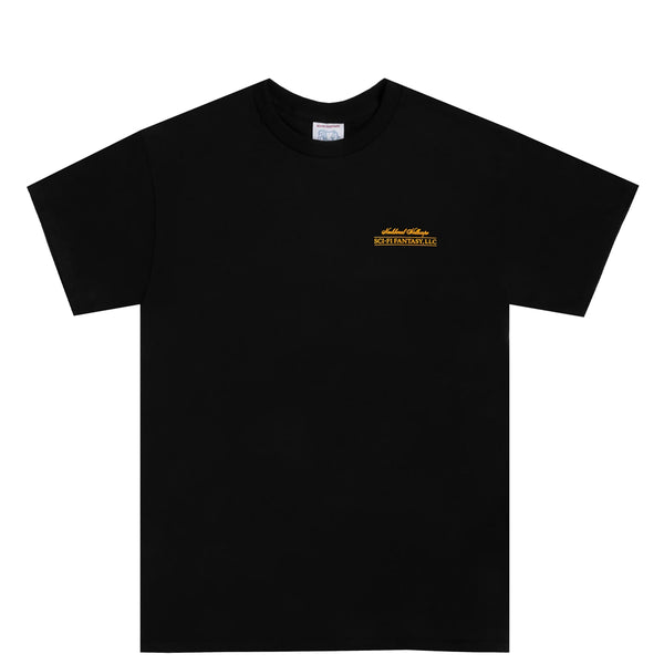 Sci-Fi Fantasy Neoliberal T-Shirt black