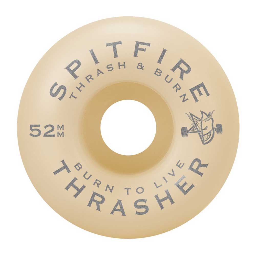 Spitfire Wheels X Thrasher Classic Formula Four wheels back