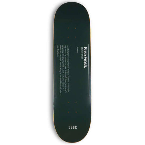Sour Skateboards Barney Page Fake Fresh Deck 8.25