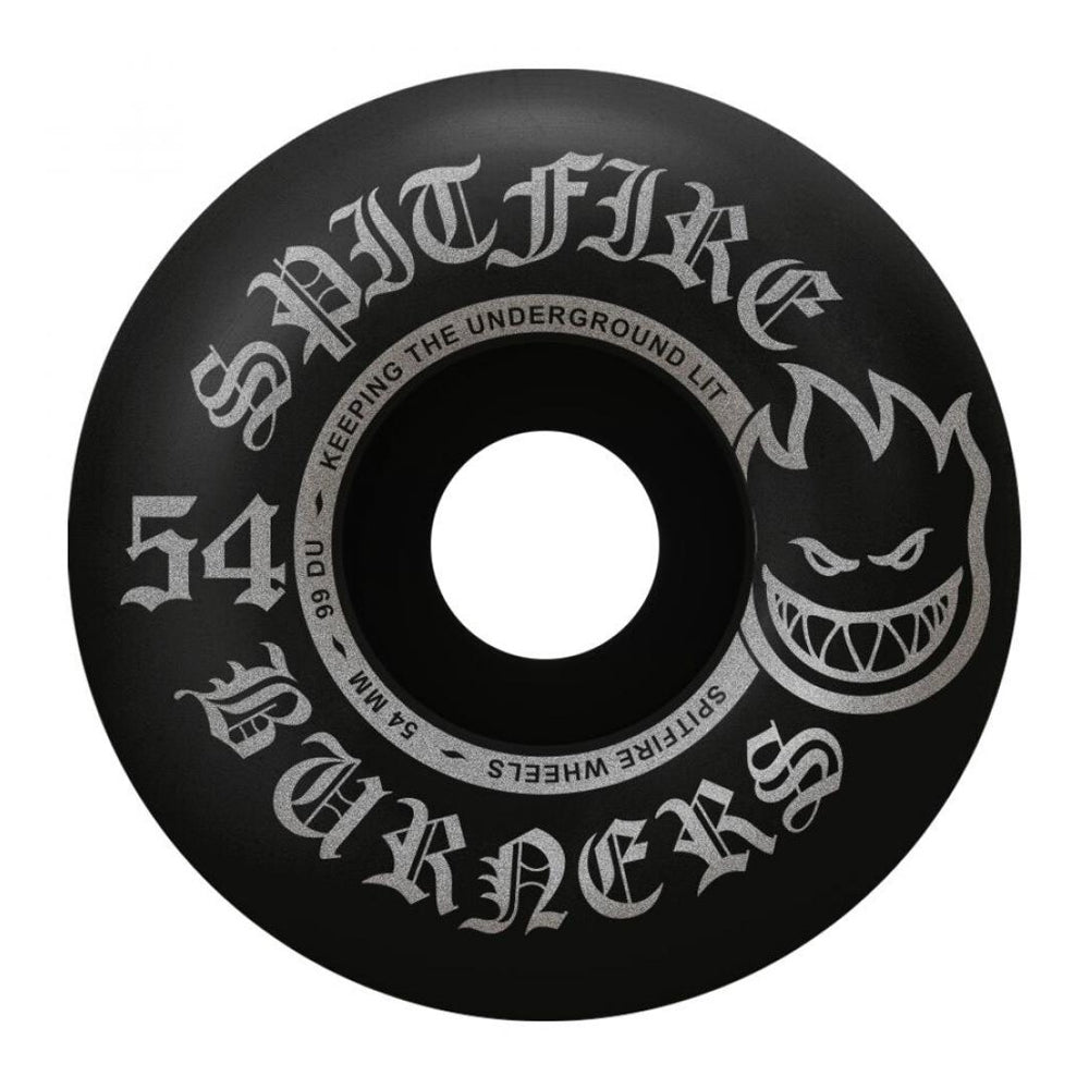 Spitfire Wheels Burners Wheels 54mm black