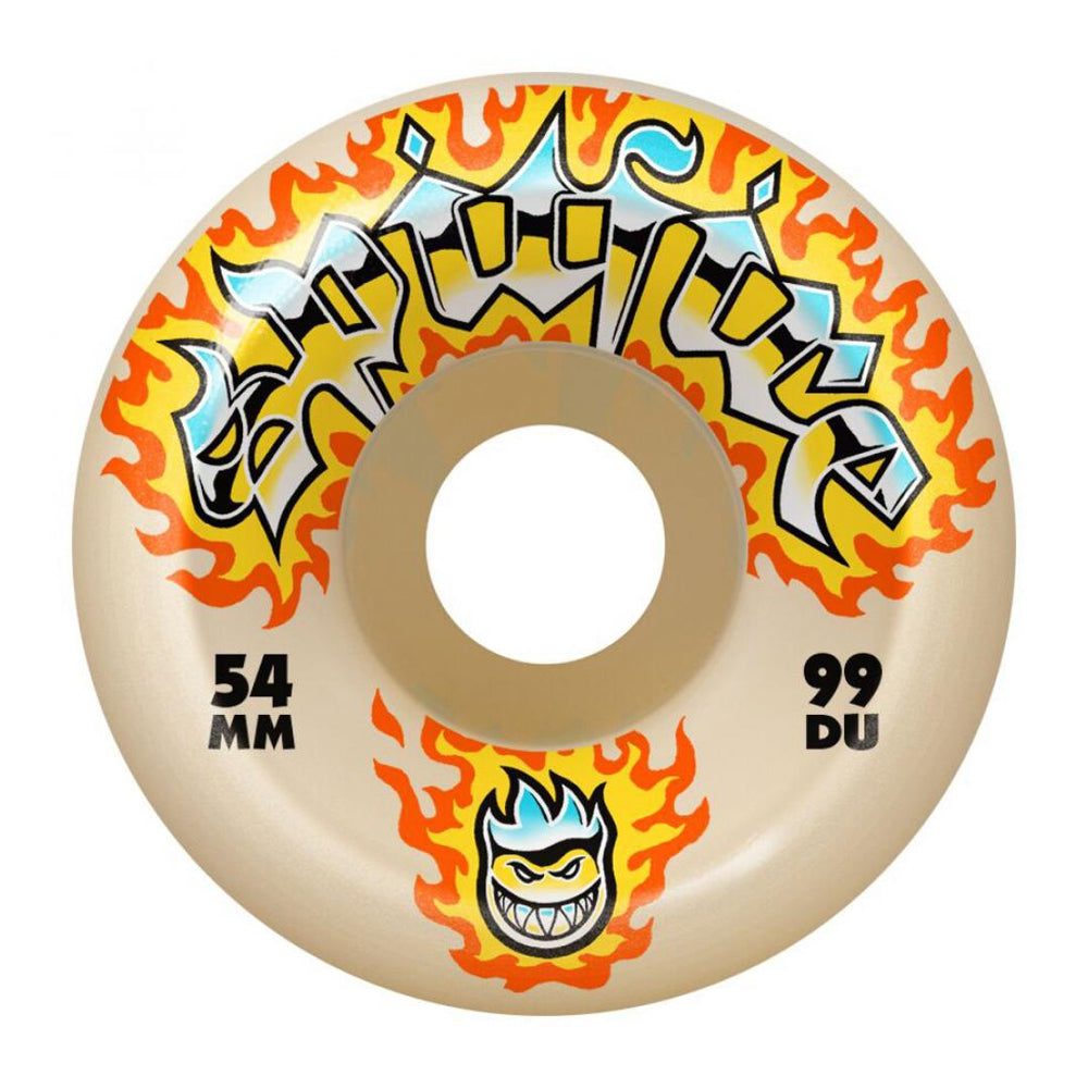 Spitfire Wheels Chrome Venom Script Conical Full Formula Four 99a 54