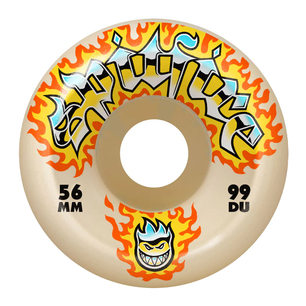 Spitfire Wheels Chrome Venom Script Conical Full Formula Four 99a 56