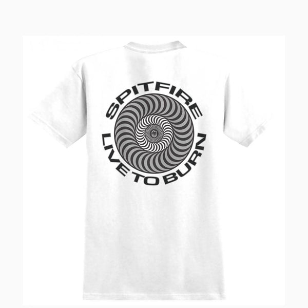 Spitfire Wheels Live To Burn Classic T-shirt