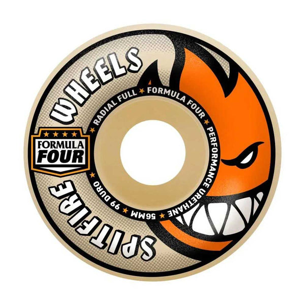 Spitfire Wheels Formula Four Radial Full Wheels 99a 56mm