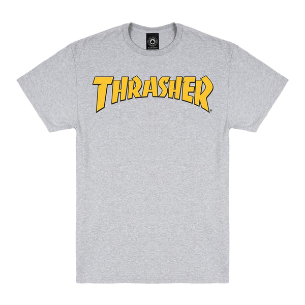 Thrasher Magazine Cover Logo T Shirt grey