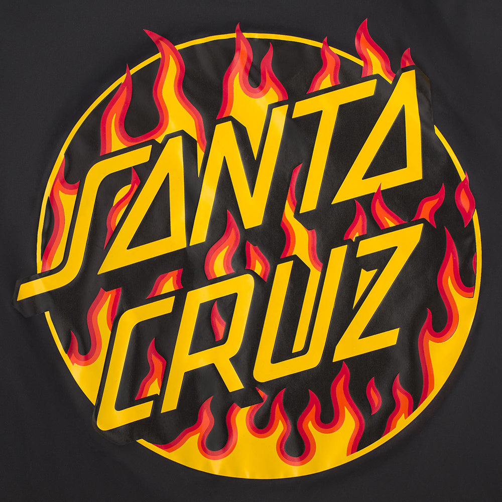 Santa Cruz x Thrasher Flame Dot Coach Jacket print