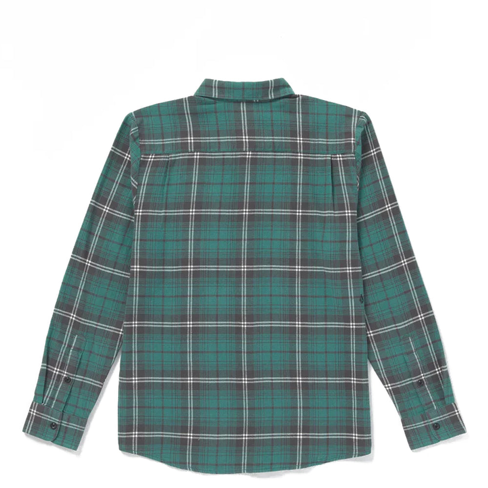 Volcom Clothing Caden Long Sleeve Shirt sea green back