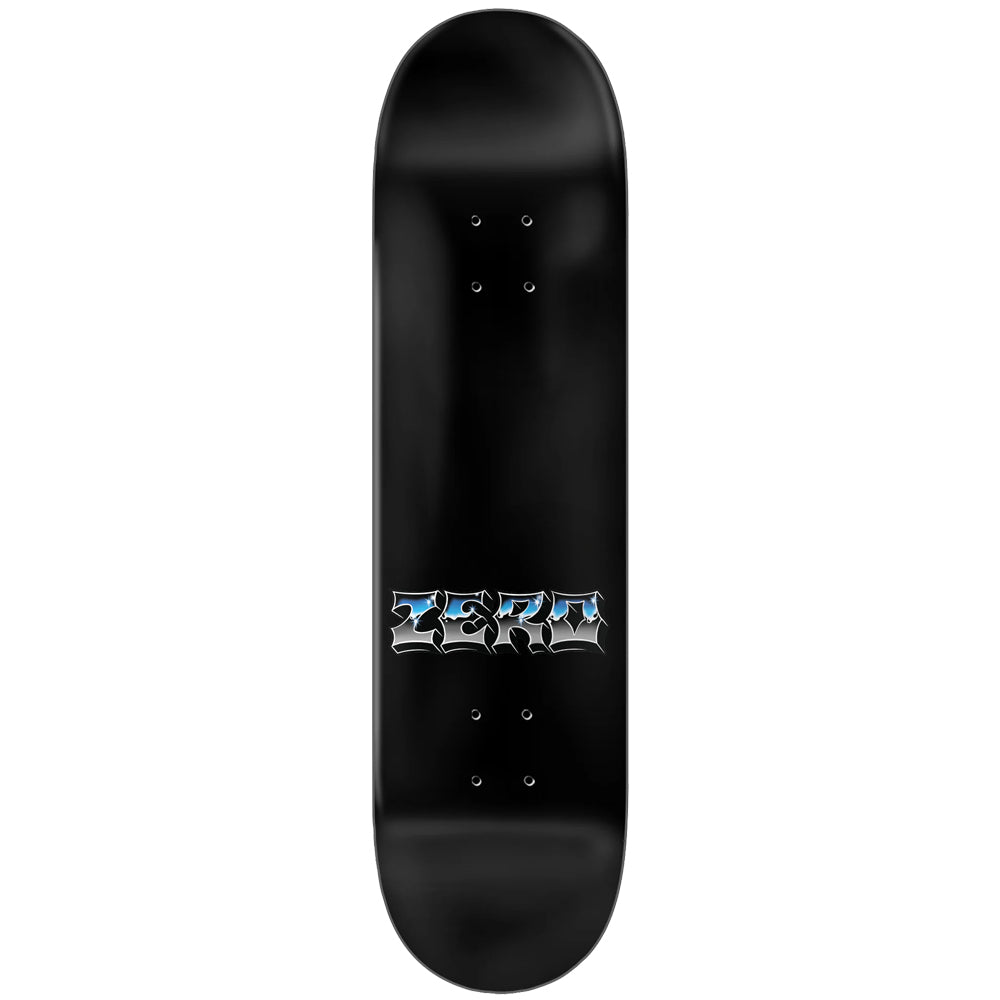 Zero Skateboards Burleigh Chrome Deck 8.5 top