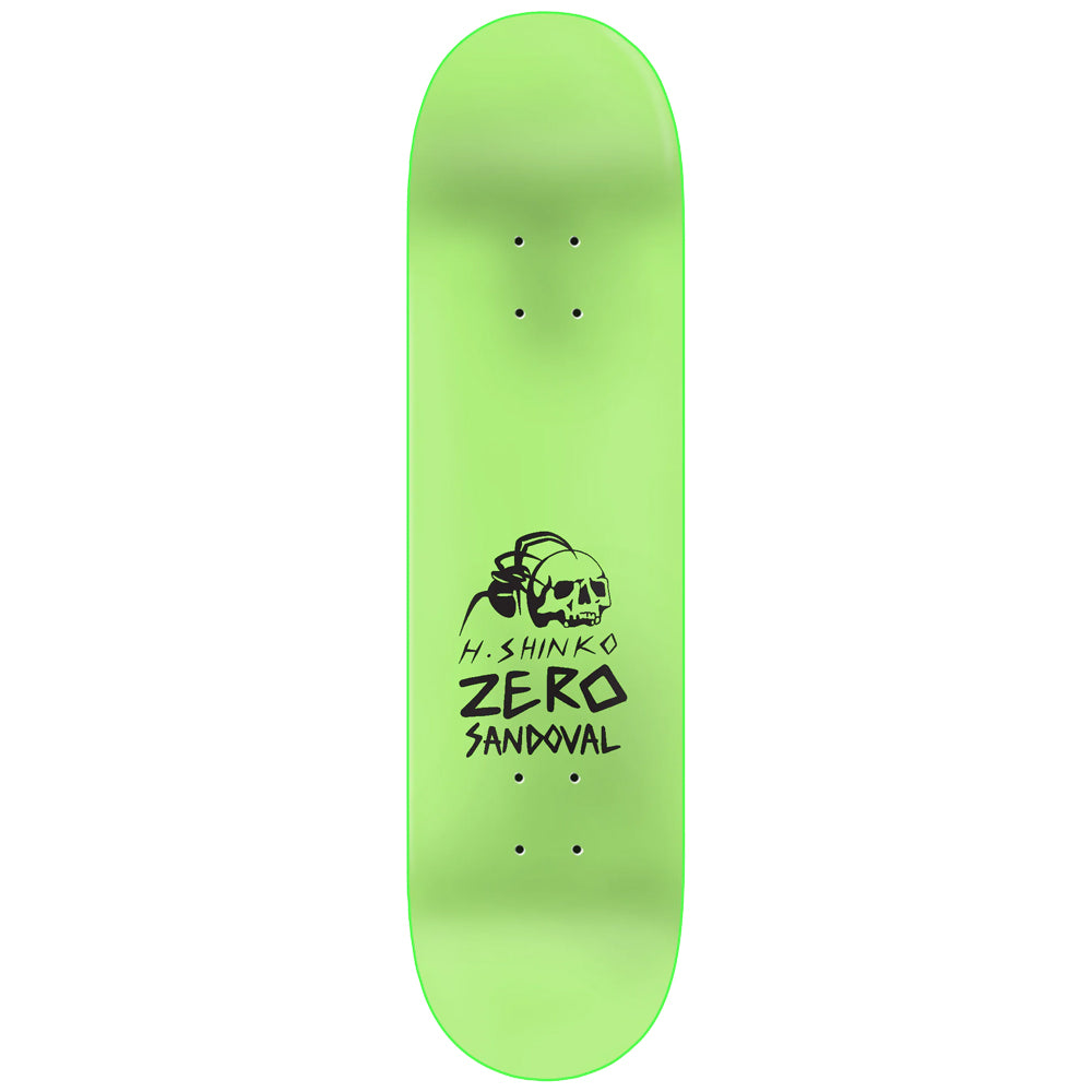 Zero Skateboards X Shinko Sandoval deck top