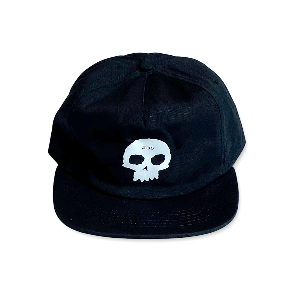 Zero Skateboards Single Skull 5 Panel Cap front