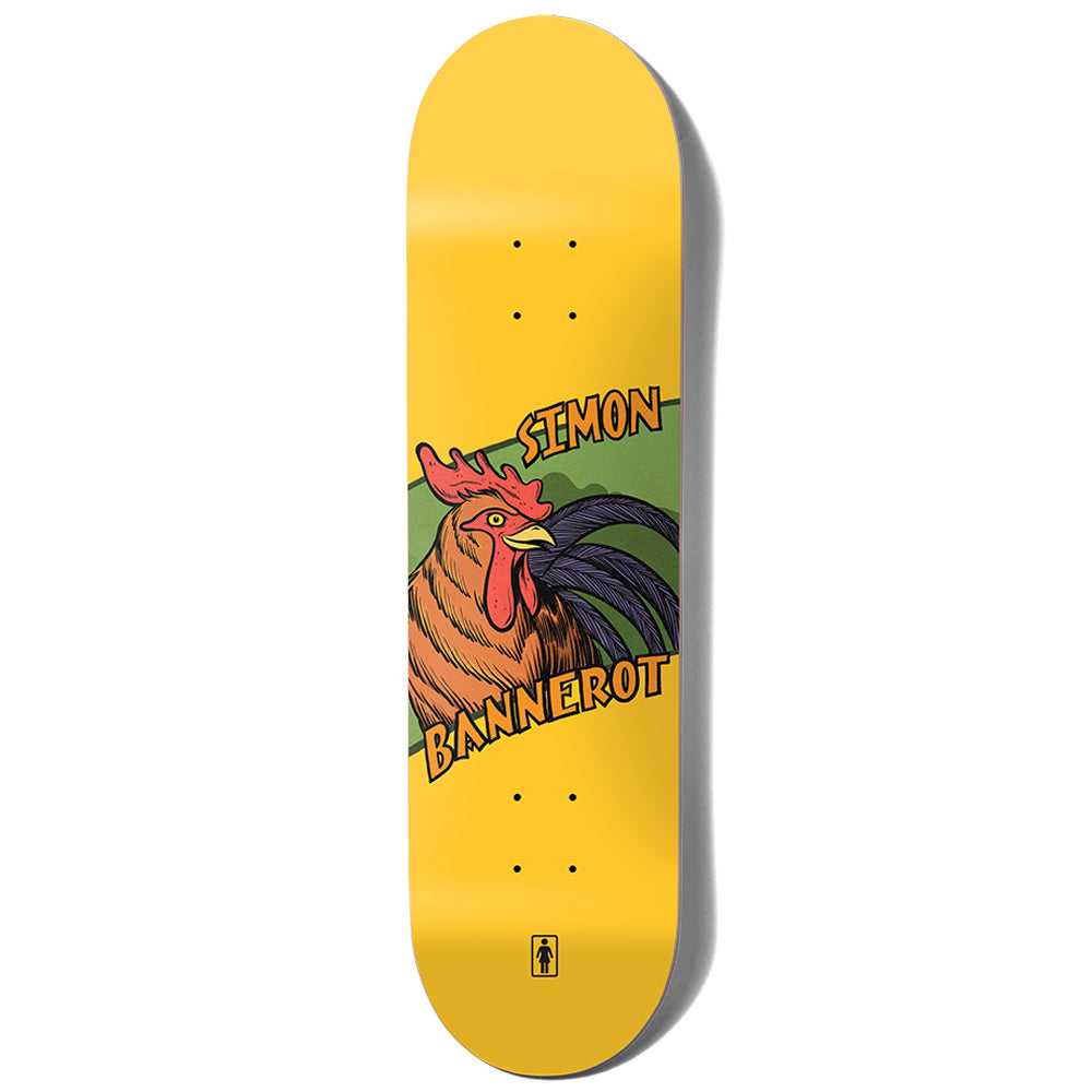 Girl Skateboards Simon Bannerot Rooster deck