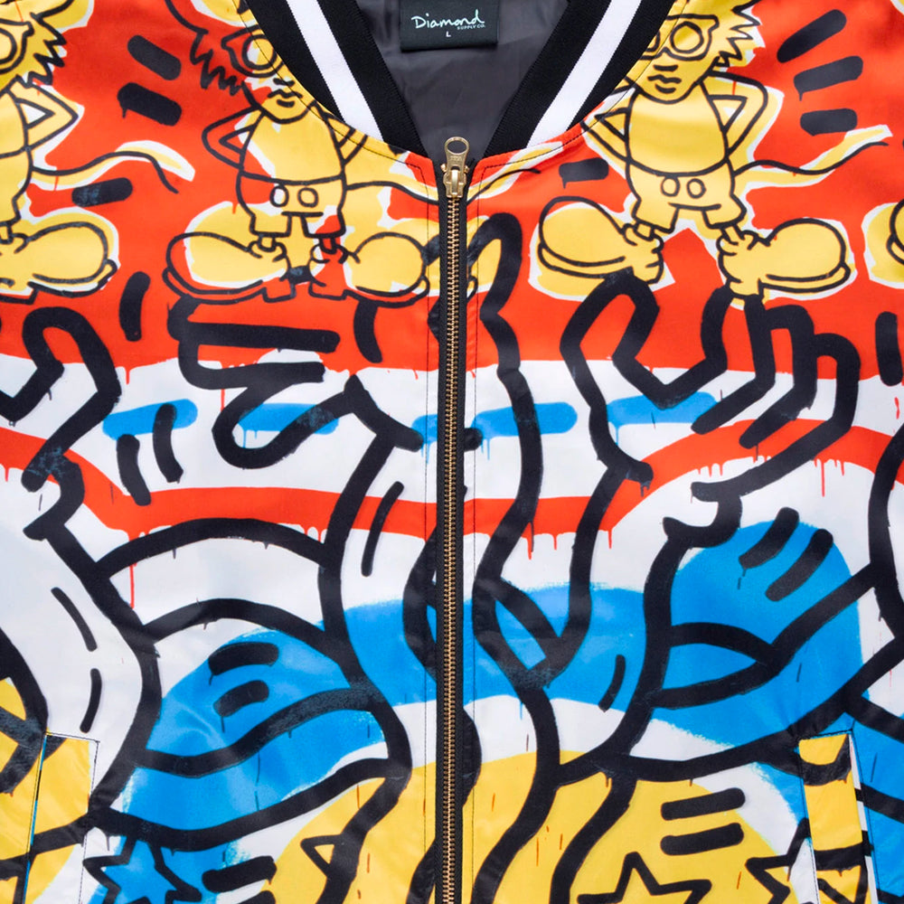 Diamond Hands By Mickey Jacket detail