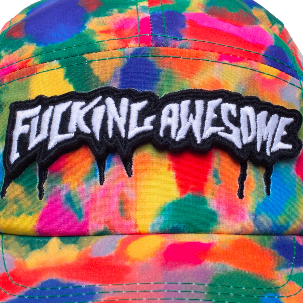 Velcro Volley Strapback Cap front detail