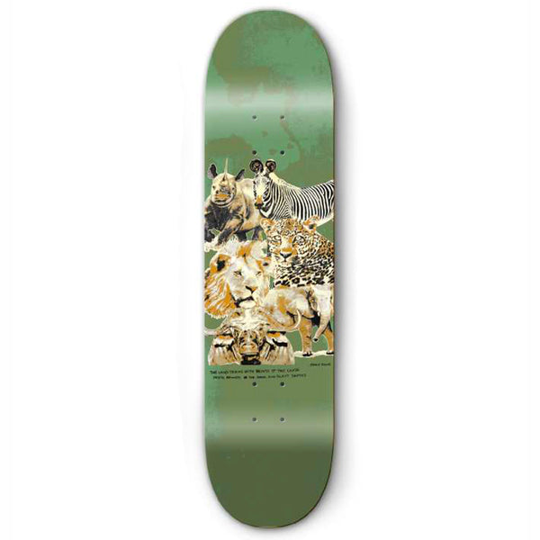 Free Dome Wild Life deck. 8.5" wide.