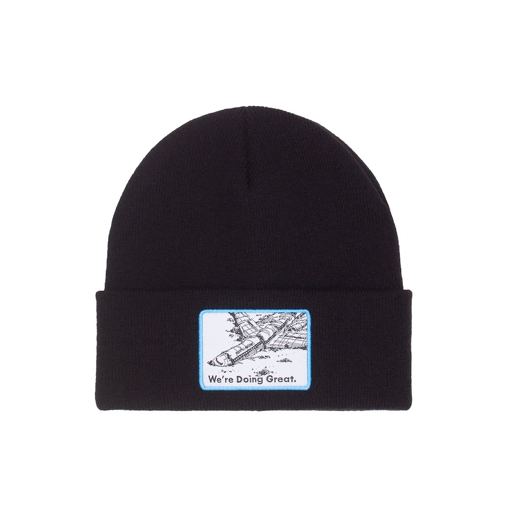 Fucking Awesome We're Doing Great beanie