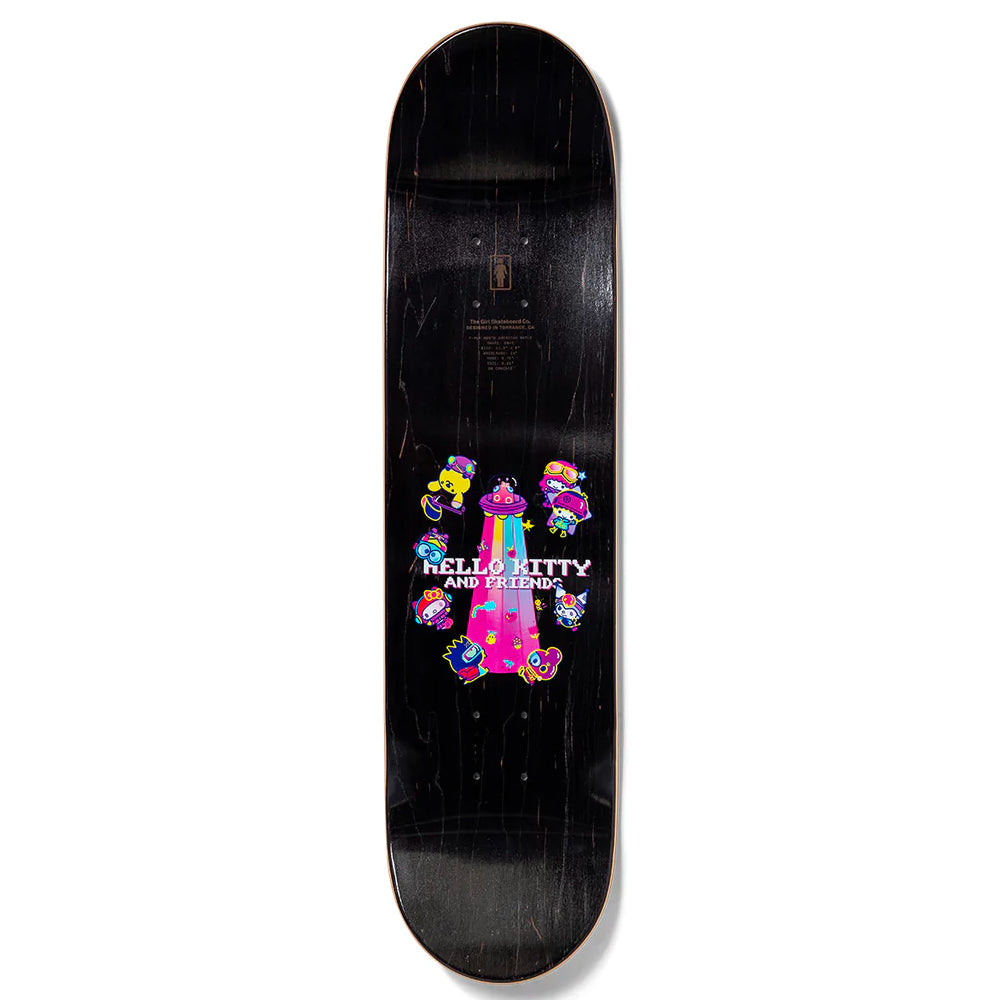 Girl Skateboards Tyler Pacheco Sanrio Kawaii Arcade deck top