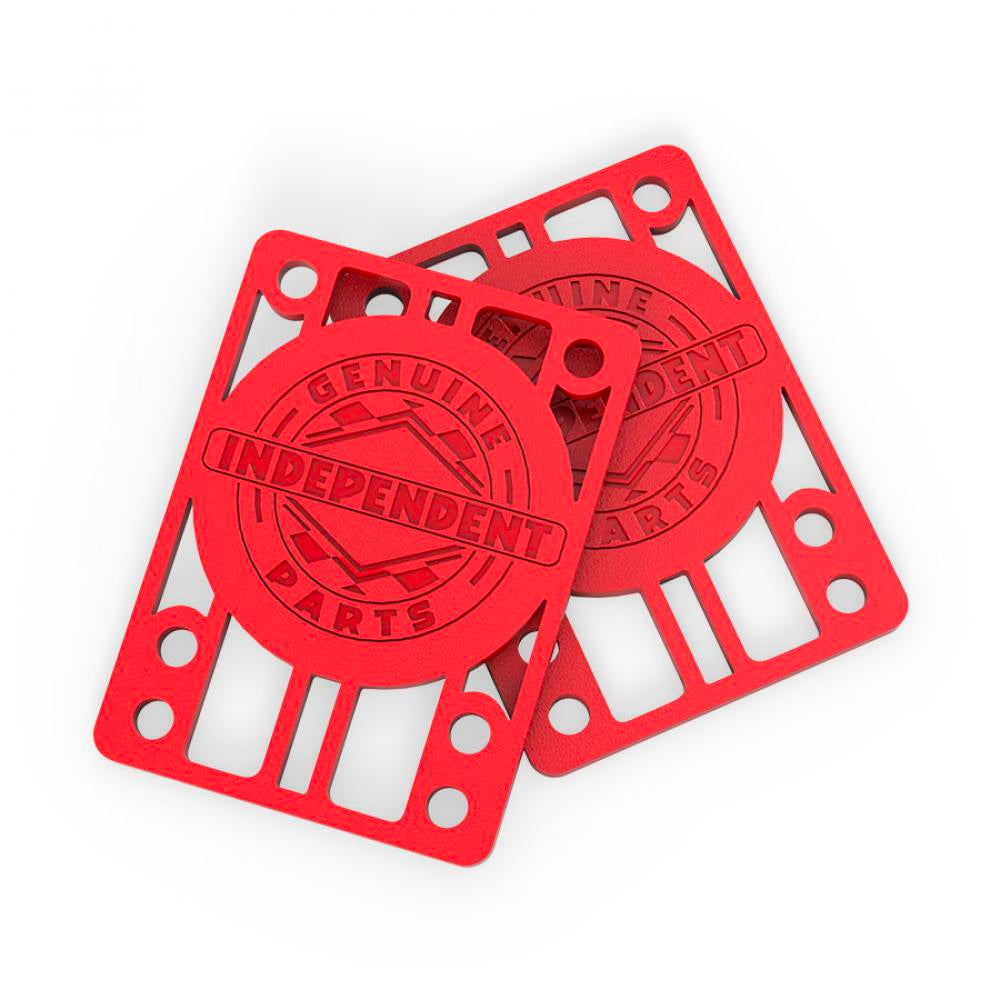 Independent Trucks riser pads red