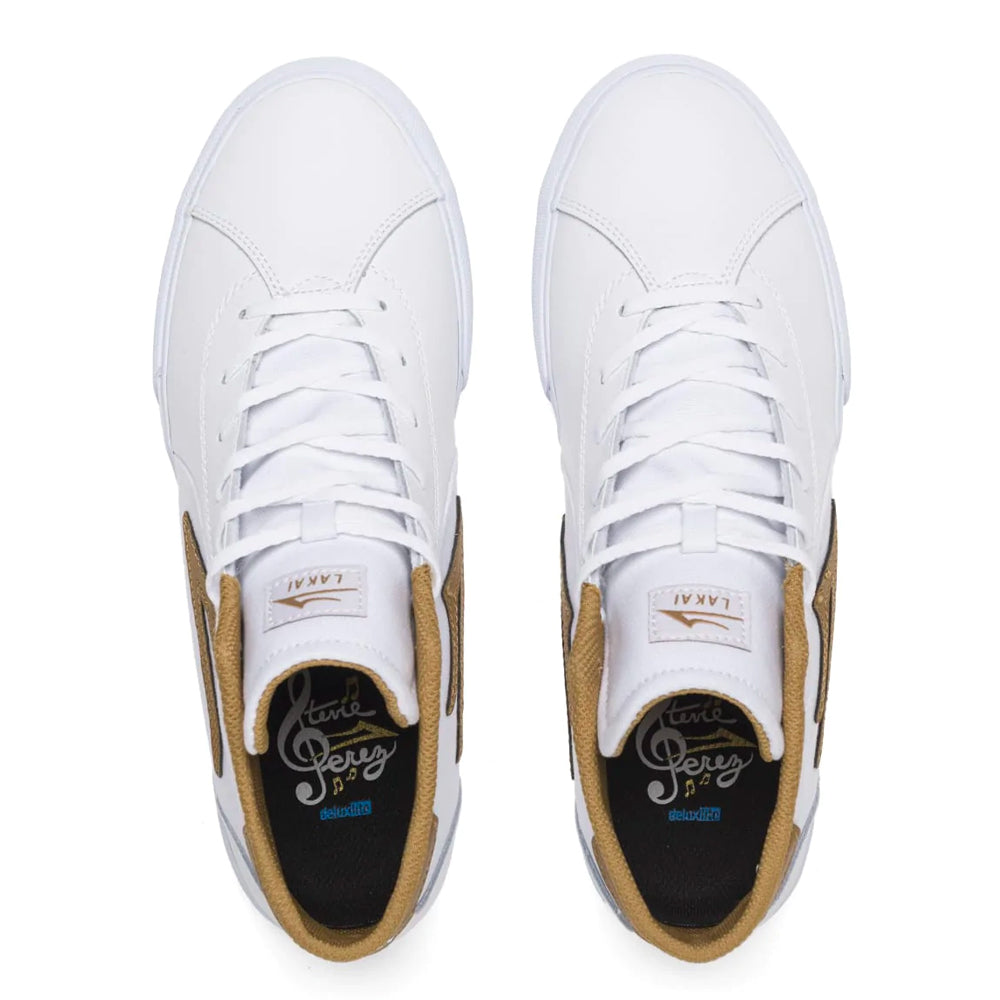 Lakai Flaco 2 Mid White Tobacco above