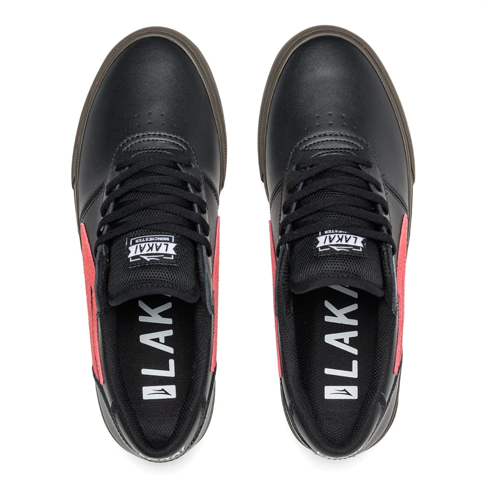 Lakai Footwear Manchester Black Dark Gum above