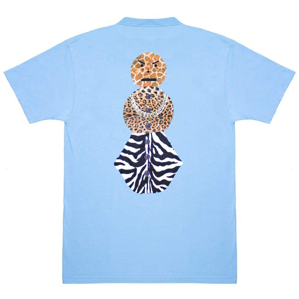 Quarter Snacks Safari Snackman Charity T-shirt carolina blue