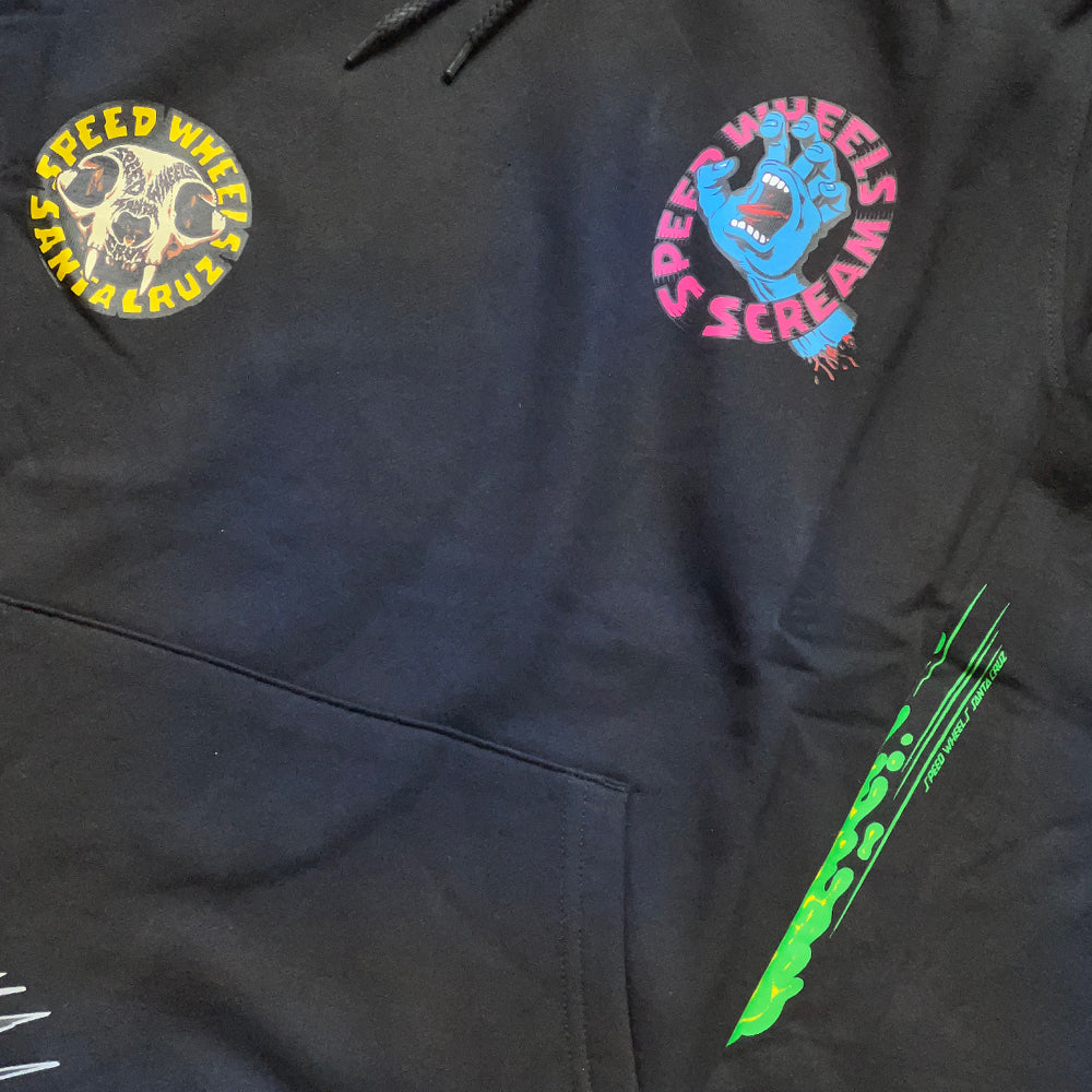 Santa Cruz Speed Wheels Everything Hooded sweat detail