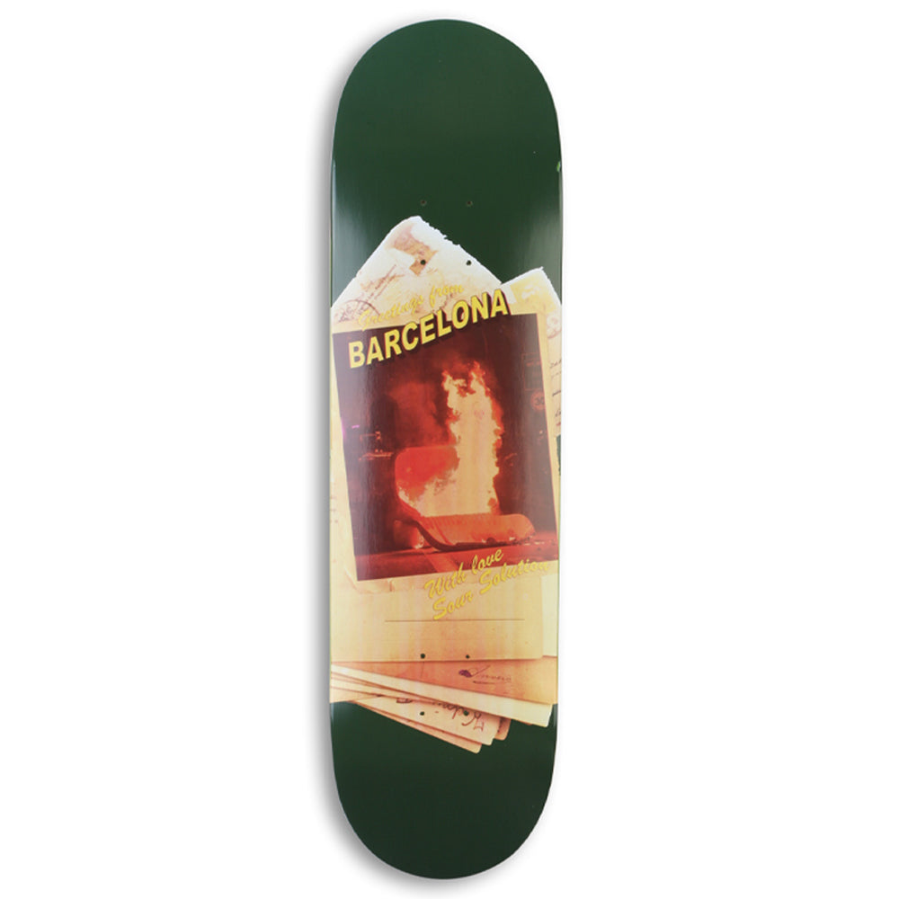 Sour Skateboards Greetings deck 8.5