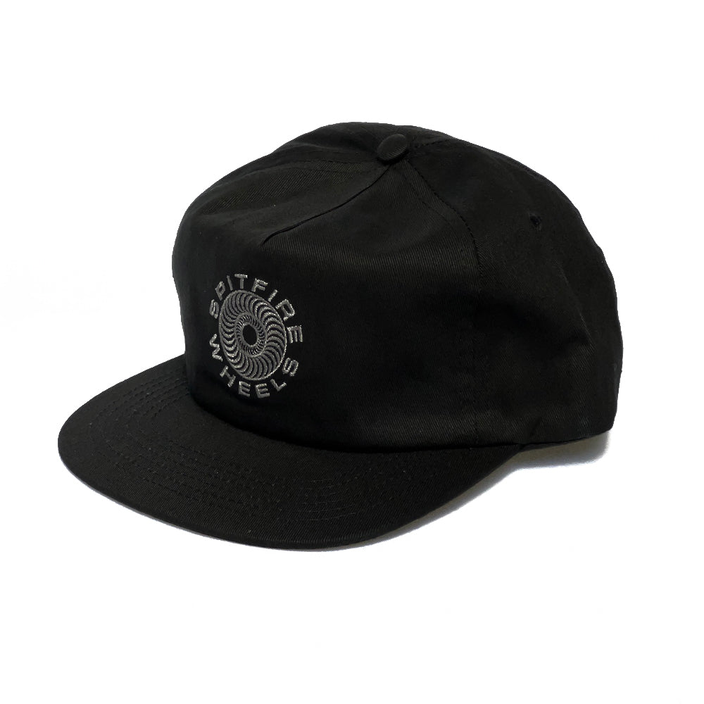Spitfire Classic 87' Swirl Snapback Cap black grey