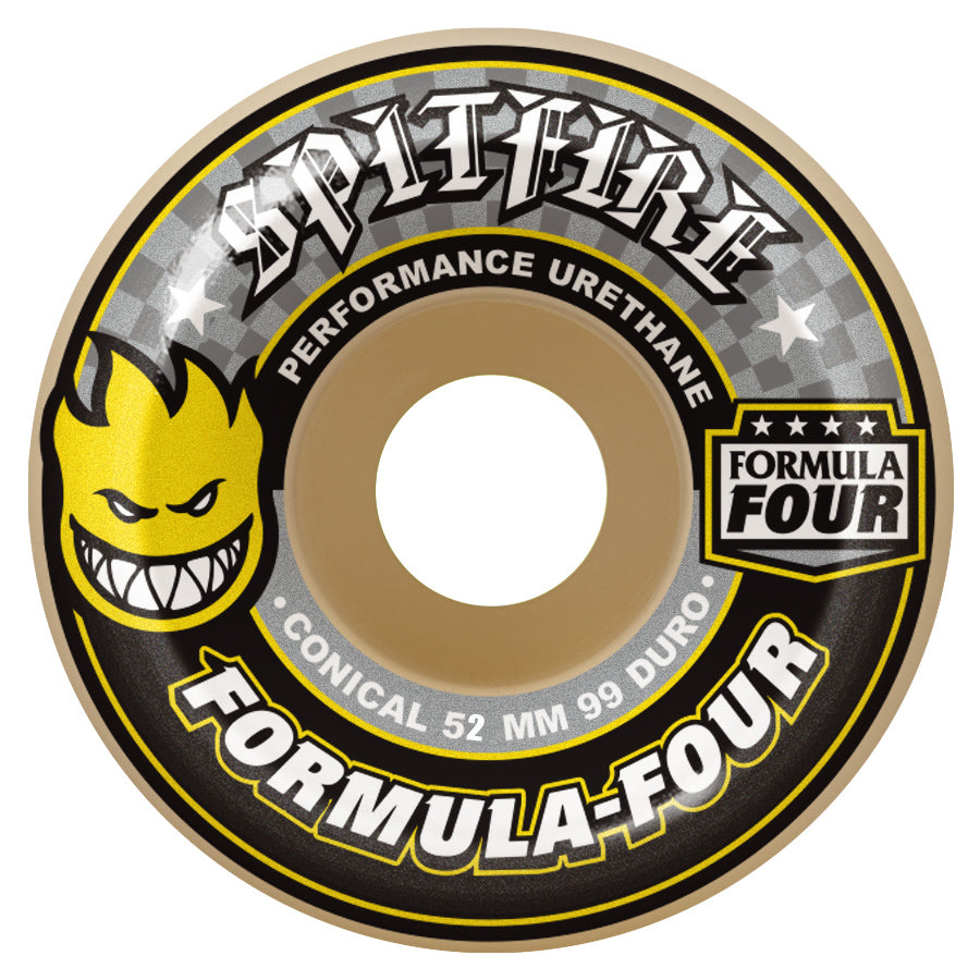 Spitfire Wheels Conical Formula Four Wheels. 52mm.