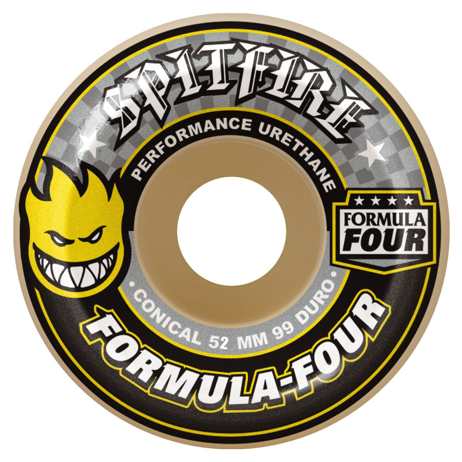 Spitfire Wheels Formula Four Conical Wheels 99a 54mm