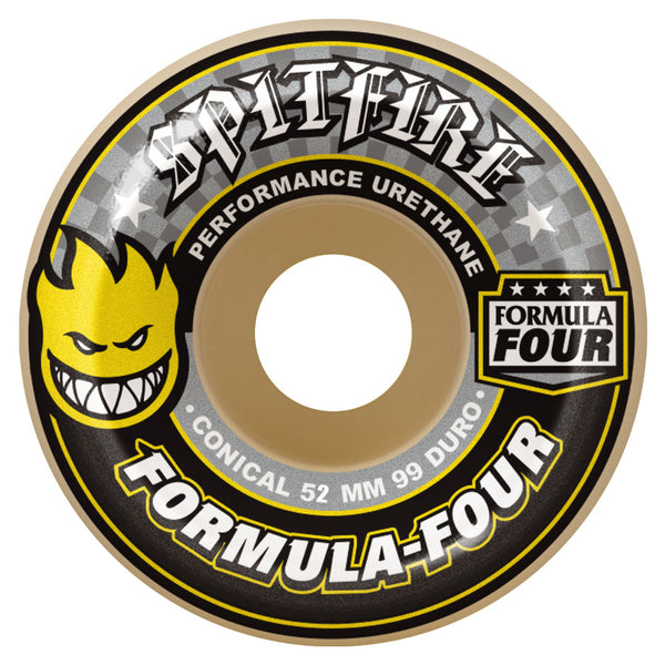 Spitfire Wheels Conical Formula Four Wheels. 52mm.