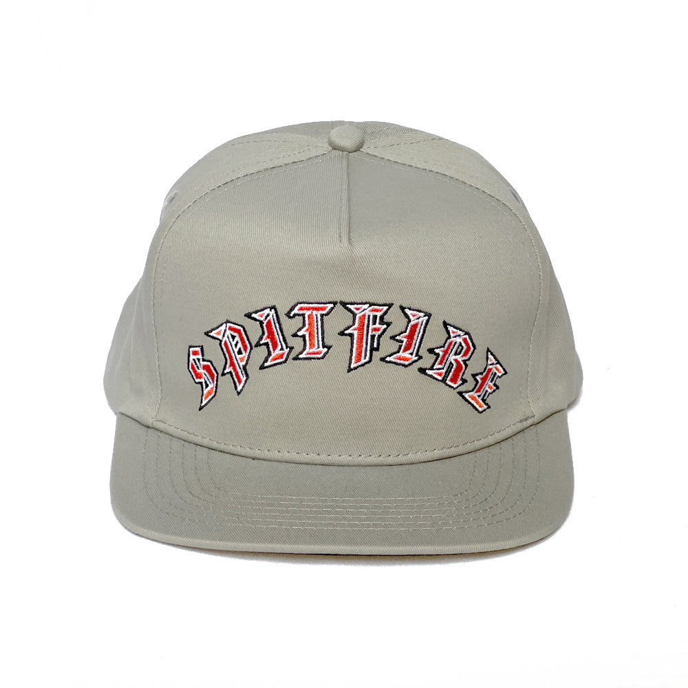 Spitfire Wheels Old E Arch snapback cap front