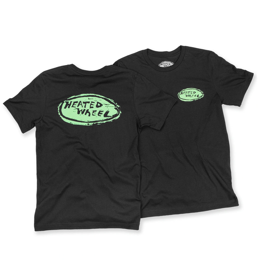 The Heated Wheel Oval Logo T-shirt duo