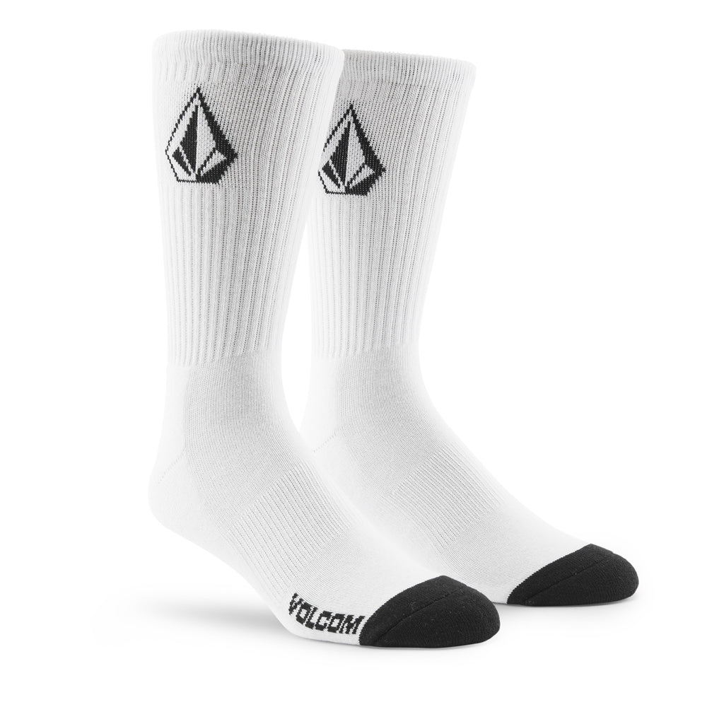 Volcom Full Stone 3 Pack Socks white pair