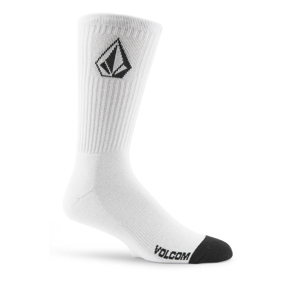 Volcom Full Stone 3 Pack Socks white single